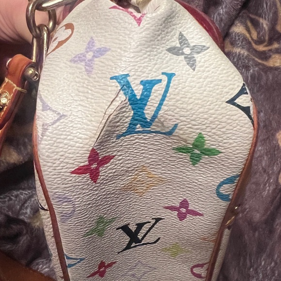 Louis Vuitton Takashi Murakami Y2K Rainbow Monogram White Marilyn Shoulder Bag - Picture 14 of 17